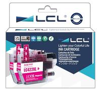 LCL LC422 LC422XL Magenta Alta Capacidad Cartucho de Tinta Reemplazo para Brother LC-422XL LC422XL LC422XLM LC422M para MFC-J5340DW MFC-J5345DW MFC-J5740DW MFC-J6540DW MFC-J6940DW (2-Pack)
