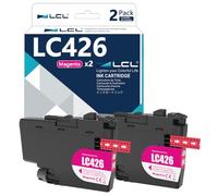 LCL LC426 Magenta Compatible Cartucho de Tinta LC426 LC-426M LC426M 2-Pack | Reemplazo para Brother MFC-J4335DW MFC-J4340DW MFC-J4535DW MFC-J4540DW MFC-J4540DWXL