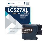 LCL LC527XL Negro Alta Capacidad Cartucho de Tinta Compatible para Brother LC527 LC527XL LC527BK LC527XLBK Reemplazo para Brother MFC-J4350DW MFC-J4550DW MFC-J6760DW MFC-J6960DW (1-Pack)