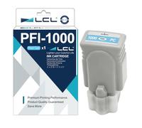 LCL PFI-1000 Cartucho de Tinta Compatible para Canon PFI-1000 PC PFI-1000PC | Cartucho de Tinta PFI-1000 PC PFI-1000PC 0550C001 Reemplazo para Canon imagePROGRAF PRO-1000 (1-Pack,Foto Cian)