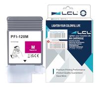 LCL PFI-120 PFI120 Magenta 130-ml Cartucho de Tinta Reemplazo para Canon PFI120M PFI-120M Compatible para Canon ImagePROGRAF TM-200 TM-205 TM-300 TM-305 Printer (1-Pack)