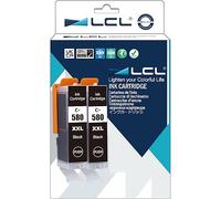 LCL PGI-580 PGI-580XL PGI-580XXL PGI-580PGBK 1970C001 27ml (2 PGBK) Cartucho de Tinta Compatible para Canon Pixma TR7550 TR8550 TS6150 TS6151 TS6250 TS8150 TS8151 TS8152 TS8250 TS8251 TS8252 TS9150