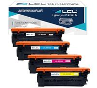 LCL Remanufacturado 212A Cartucho de Tóner Reemplazo para HP 212A W2120A W2121A W2122A W2123A para Hp color laserjet enterprise M554 M554dn M555dn M555x MFP M578 M578f M578dn M578c M578z (4-Pack KCMY)