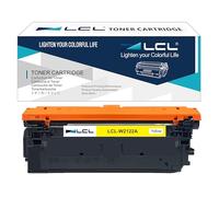 LCL Remanufacturado W2122A Amarillo Cartucho de Tóner Reemplazo para HP 212A W2122A Compatible para HP Color LaserJet Enterprise M554 M554dn M555dn M555x MFP M578 M578f M578dn M578c M578z (1-Pack)