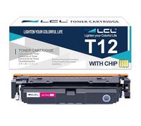 LCL T12 Magenta Cartucho de tóner Compatible para Canon T12 C1333i C1333iF C1333P Compatible para Canon i-SENSYS X C1333i C1333iF C1333P 1333C imageCLASS X LBP1333C MF1333C (1-Pack)
