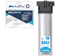 LCL T9442 Cian Alta Capacidad Cartucho de Tinta Compatible para Epson T9442 para Epson Workforce Pro WF-C5210 WF-C5210DW WF-C5290 WF-C5290DW WF-C5710 WF-C5710DWF WF-C5790 WF-C5790DWF (1-Pack)