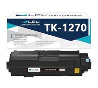 LCL TK-1270 Negro Cartucho de Tóner Reemplazo para Kyocera TK1270 TK-1270 Compatible para Kyocera Ecosys MA4000x MA4000fx MA4000wifx (2-Pack)