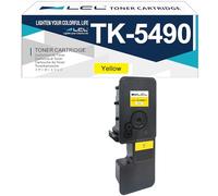 LCL TK-5490 Amarillo Cartucho de Tóner Reemplazo para Kyocera TK5490 TK-5490 TK-5490Y 1T0C22ANL1 Compatible para Kyocera ECOSYS MA2101 MA2101cwfx MA2101cfx MA2101cwx PA2101 PA2101cx PA2101cwx (1-Pack)