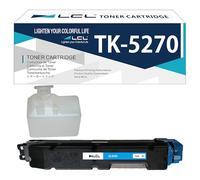 LCL TK5270 Cian Cartucho de Tóner Compatible para Kyocera TK-5270 TK-5270C TK5270C Reemplazo para Kyocera ECOSYS M6230cidn M6230cidnt P6230cdn M6630cidn (1-Pack)