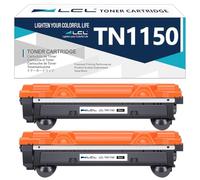 LCL TN1150 Negro Cartucho de Tóner Reemplazo para Brother TN1150 TN-1150 Compatible para Brother HL-L1240W HL-L1242W DCP-L1640W DCP-L1660W(2-Pack)
