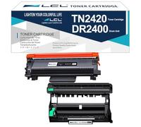 LCL TN2420 TN-2420 TN2410 TN-2410 3000Pág DR2400 DR-2400 12000Pág 1Toner+1Tambor Cartucho de tóner Compatible para Brother DCP-L2550DW MFC-L2715DW MFC-L2750DW HL-L2386DW L2385DW 2370DW L2350DW L2375DW