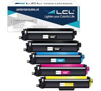 LCL TN247 TN-247 Alta Capacidad Cartucho de Tóner Compatible para Brother HL-L3210CW HL-L3230CDW HL-L3270CDW MFC-L3710CDW MFC-L3750CDW MFC-L3770CDW MFC-L3730CDW DCP-L3510CDW DCP-L3517CDW (5Pack 2KCMY)