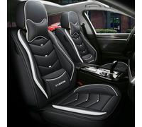 LCLCDZ Fundas de asiento de coche universales para Lexus Is250 Is200 Is300H Is350 Es300 Es350 Es350 Es330 Es250 Es300H Accesorios de coche, negro y blanco