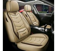 LCLCDZ Fundas de asiento de coche universales Set para Chevrolet Cruze Captiva Lacetti Citroen C4 C5 C3 Berlingo Chrysler 300C Accesorios de coche, beige