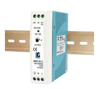 LCLCTC Fuente de alimentación de riel DIN MDR20-5 delgada de 20 W 3 A (entrada: 100-240 V CA, salida: 5 V CC, 50/60 Hz) fuente de alimentación de conmutación; 3 amperios