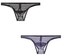 lclvld Calzoncillos para Hombre Calzoncillos eróticos Transparentes Calzoncillos de Tiro bajo Calzoncillos Transpirables con suspensorio Sexy Ropa Interior