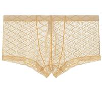 lclvld Calzoncillos Tipo bóxer para Hombre, Pantalones Cortos cómodos y Transpirables, Calzoncillos de Malla Transparente Sexi