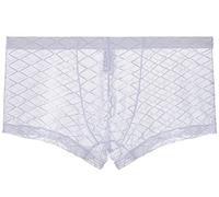 lclvld Calzoncillos Tipo bóxer para Hombre, Pantalones Cortos cómodos y Transpirables, Calzoncillos de Malla Transparente Sexi