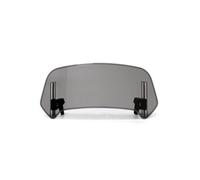 LCLXYC Deflector Parabrisas para BMW S1000XR 2021-2024,Extensor Parabrisas Moto Ajustable Deflector Aire Parabrisas Accesorios,120mm*280mm-Gris