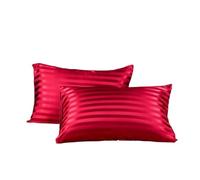 LCMHBCP Funda de Almohada Satén 2 Piezas de Funda de Almohada de satén for Piel de Pelo, Juego de Fundas de Almohada de 51x76cm, Sedosa con Cierre de sobre(04,51x76cm (20x30in))