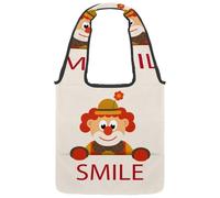 lcndlsoe Bolsa de lona con texto en inglés "I Love Christmas" para mujer, para el trabajo, compras, gimnasio, Multicolor 13, 14.1x14.9in/36x38cm
