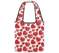 lcndlsoe Bolsa de lona Love Rose Flower Jungle para mujer, para el trabajo, compras, gimnasio, Multicolor 6, 14.1x14.9in/36x38cm