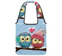 lcndlsoe Bolsa de lona para mujer, diseño de hojas verdes claras, para el trabajo, compras, gimnasio, Multicolor 8, 14.1x14.9in/36x38cm