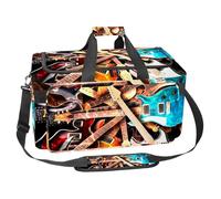 lcndlsoe Bolsa deportiva grande para gimnasio, 30 L, para viajes, entrenamiento, fitness y deporte, diseño de elementos de Londres, Multicolor 12, 25x48x26cm/9.84x18.9x10.24in, Organizador de bolsas