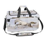 lcndlsoe Bolsa deportiva grande para gimnasio, 30 L, para viajes, entrenamiento, fitness y deportes, autobús rojo y Big Ben, Multicolor 3, 25x48x26cm/9.84x18.9x10.24in, Organizador de bolsas
