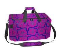 lcndlsoe Bolsa deportiva grande para gimnasio, 30 L, para viajes, entrenamiento, fitness y deportes, cabezas de perros de colores, Multicolor 13, 25x48x26cm/9.84x18.9x10.24in, Organizador de bolsas