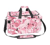 lcndlsoe Bolsa deportiva grande para gimnasio, 30 L, para viajes, entrenamiento, fitness y deportes, cabezas de perros de colores, Multicolor 5, 25x48x26cm/9.84x18.9x10.24in, Organizador de bolsas