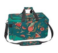 lcndlsoe Bolsa deportiva grande para gimnasio, 30 L, para viajes, entrenamiento, fitness y deportes, cabezas de perros de colores, Multicolor 6, 25x48x26cm/9.84x18.9x10.24in, Organizador de bolsas