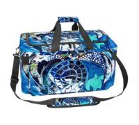 lcndlsoe Bolsa deportiva grande para gimnasio, 30 L, para viajes, entrenamiento, fitness y deportes, diseño de hamburguesas, perritos calientes, papas fritas, coca cola, café, pizza, Multicolor 9