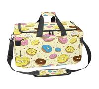 lcndlsoe Bolsa deportiva grande para gimnasio, 30 L, para viajes, entrenamiento, fitness y deportes, diseño de mandala marrón henna psicodélico, Multicolor 7, 25x48x26cm/9.84x18.9x10.24in, Organizador