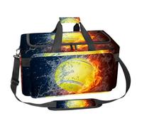 lcndlsoe Bolsa deportiva grande para gimnasio, 30 L, para viajes, entrenamiento, fitness y deportes, diseño de hamburguesas, perritos calientes, papas fritas, coca cola, café, pizza, Multicolor 8