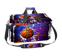 lcndlsoe Bolsa deportiva grande para gimnasio, 30 L, para viajes, entrenamiento, fitness y deportes, estampado de hombre bajo las estrellas, Multicolor 12, 25x48x26cm/9.84x18.9x10.24in, Organizador de