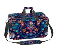lcndlsoe Bolsa deportiva grande para gimnasio, 30 L, para viajes, entrenamiento, fitness y deportes, estampado de mármol con formas geométricas doradas, Multicolor 9, 25x48x26cm/9.84x18.9x10.24in