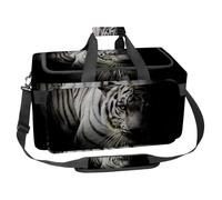 lcndlsoe Bolsa deportiva grande para gimnasio, 30 L, para viajes, entrenamiento, fitness y deportes, fondo romántico floral, Multicolor 12, 25x48x26cm/9.84x18.9x10.24in, Organizador de bolsas