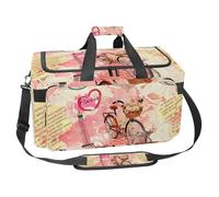 lcndlsoe Bolsa deportiva grande para gimnasio, 30 L, para viajes, entrenamiento, fitness y deportes, notas musicales y fuegos artificiales, Multicolor 5, 25x48x26cm/9.84x18.9x10.24in, Organizador de