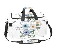 lcndlsoe Bolsa deportiva grande para gimnasio, 30 L, para viajes, entrenamiento, fitness y deportes, patrón tropical con hojas y formas coloridas, Multicolor 4, 25x48x26cm/9.84x18.9x10.24in