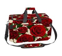 lcndlsoe Bolsa deportiva grande para gimnasio, 30 L, para viajes, entrenamiento, fitness y deportes, patrón tropical con hojas y formas coloridas, Multicolor 12, 25x48x26cm/9.84x18.9x10.24in