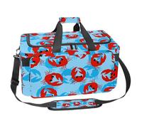 lcndlsoe Bolsa deportiva grande para gimnasio, 30 L, para viajes, entrenamiento, fitness y deportes, patrón tropical con hojas y formas coloridas, Multicolor 9, 25x48x26cm/9.84x18.9x10.24in