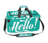 lcndlsoe Bolsa deportiva grande para gimnasio, 30 L, para viajes, entrenamiento, fitness y deportes, patrón tropical con hojas y formas coloridas, Multicolor 13, 25x48x26cm/9.84x18.9x10.24in