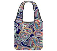 lcndlsoe Foral Mexican Sugar Skulls - Bolso de hombro para mujer, para el trabajo, compras, gimnasio, Multicolor 8, 14.1x14.9in/36x38cm