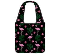 lcndlsoe Foral Mexican Sugar Skulls - Bolso de hombro para mujer, para el trabajo, compras, gimnasio, Multicolor 12, 14.1x14.9in/36x38cm