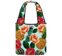 lcndlsoe Foral Mexican Sugar Skulls - Bolso de hombro para mujer, para el trabajo, compras, gimnasio, Multicolor 7, 14.1x14.9in/36x38cm