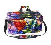 lcndlsoe Grungy American Football Field - Bolsa de deporte grande de 30 L para viajes, entrenamiento, fitness y deporte, Multicolor 9, 25x48x26cm/9.84x18.9x10.24in, Organizador de bolsas