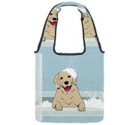 lcndlsoe Japan Koi - Bolsa de lona para mujer, para el trabajo, compras, gimnasio, Multicolor 6, 14.1x14.9in/36x38cm