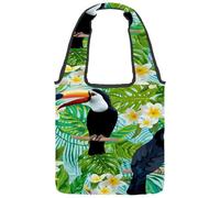 lcndlsoe Japan Koi - Bolsa de lona para mujer, para el trabajo, compras, gimnasio, Multicolor 9, 14.1x14.9in/36x38cm