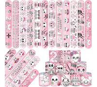 Lcnjscgo 48 pulseras de Bad Two the Bone Party Favors Bad Two the Bone para fiestas, pulseras para bolsas de regalo para Bad Two the Bone decoración de cumpleaños para niñas